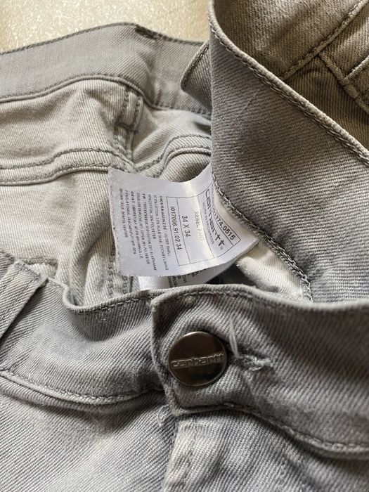carhartt штаны серые