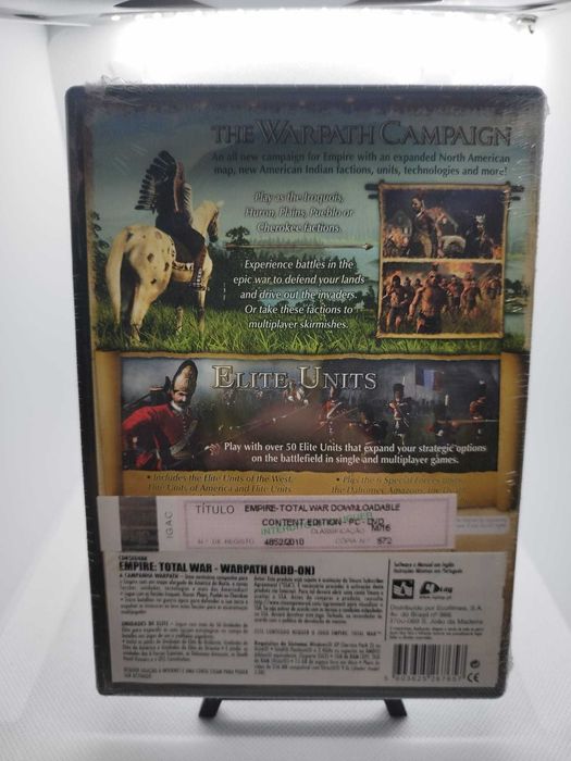 Empire Total War The Warpath Campaign PC Factory Sealed