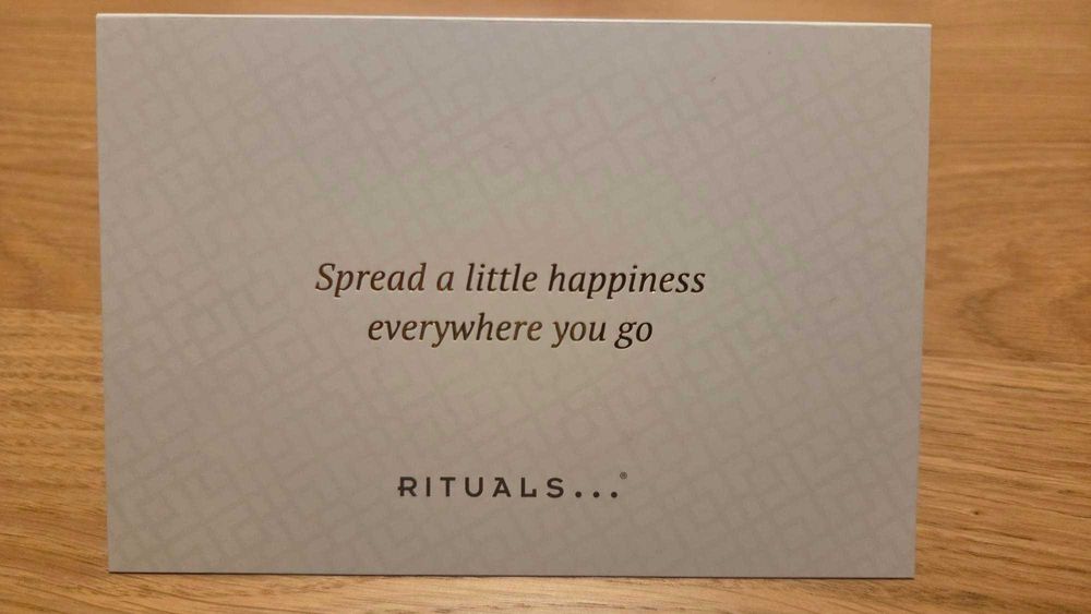 Karta podarunkowa do sklepów RITUALS ...