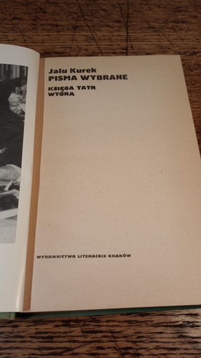 Księga Tatr wtóra. Jalu Kurek