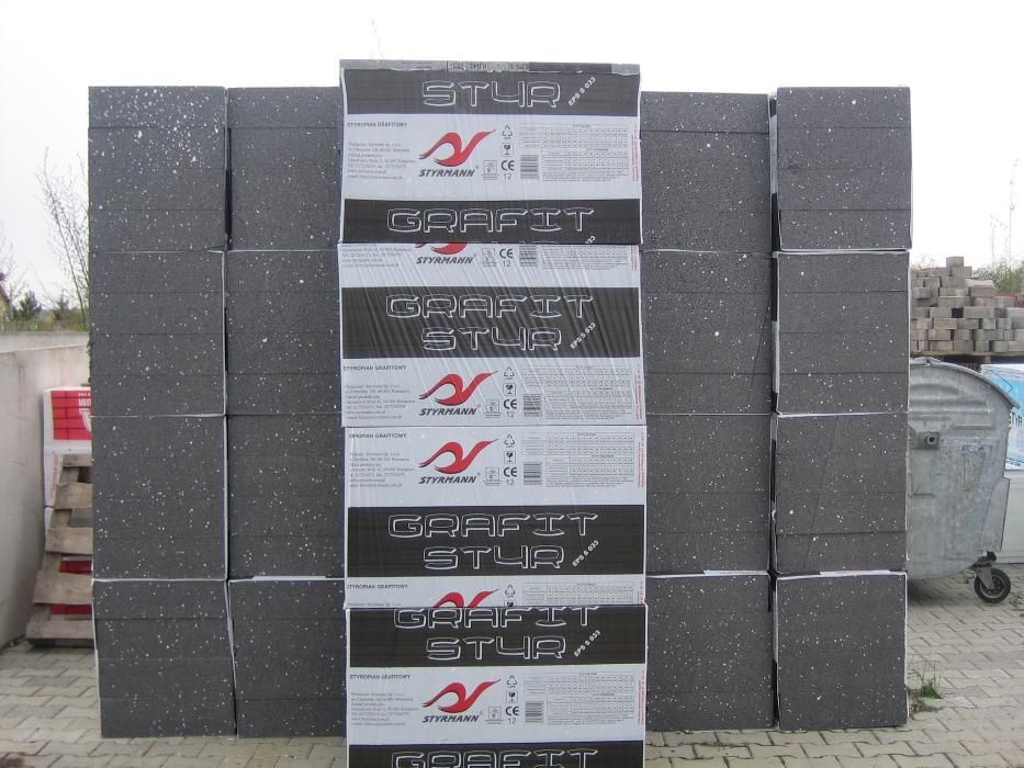 Styropian STYRMANN EPS S 032 Grafit-STYR Grafitowy