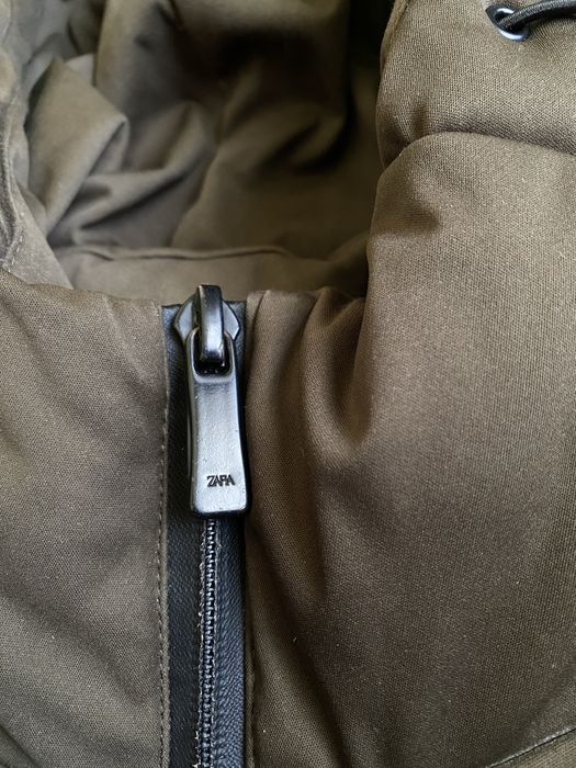 Чоловіча зимова куртка з капюшоном Zara розмір L