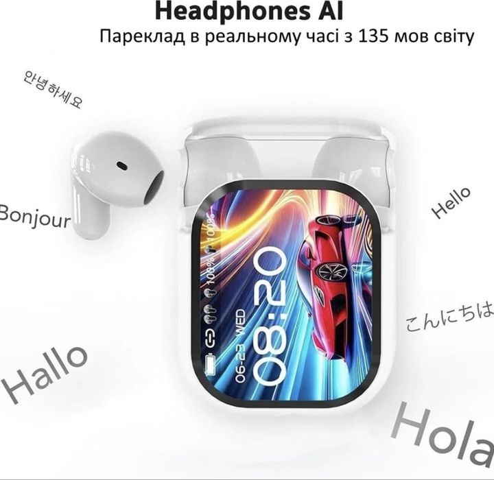 Бездротові навушники HTC NE20 white (білі)