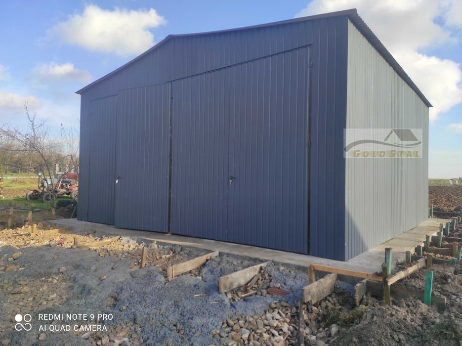 Garaż blaszany/Hala/Wiata 5x7x3, 6x6x3, 6x8x3, 4x6x3, 7x7x3
