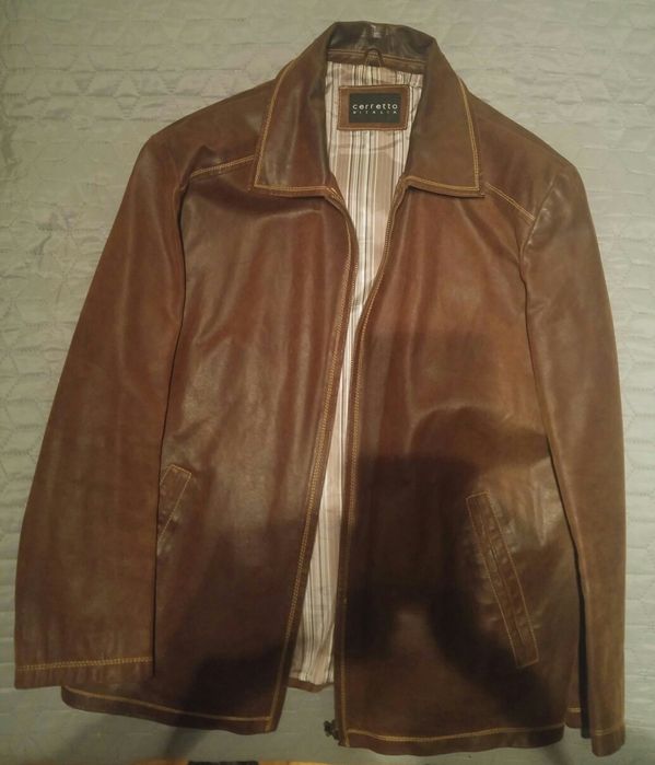 Kurtka skórzana męska