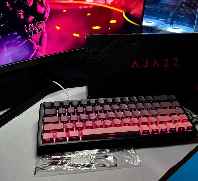 • Магнітна клавіатура Ajazz AK680 Max Blackberry Gradient •