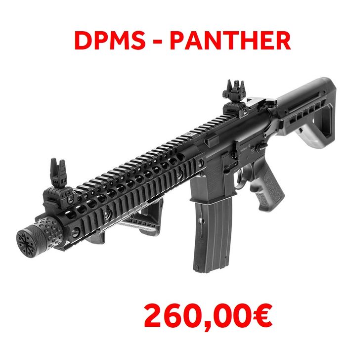 Carabinas Pressão de Ar (CO2) AUTOMÁTICAS - Crosman DPMS SBR + A4P