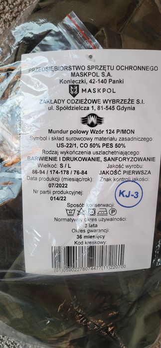 Mundur polowy wz. 124P/MON