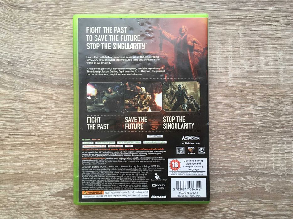 Singularity - Xbox 360 - stan Używany, sprawny 100%