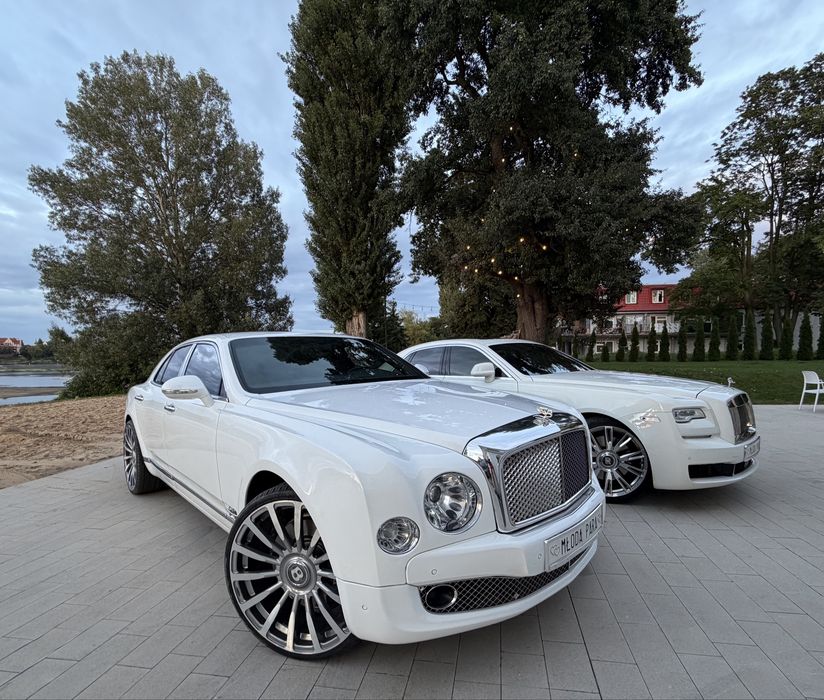 Dwa Bentley Mulsanne NOWOŚĆ auto do Ślubu wesele Cała Polska