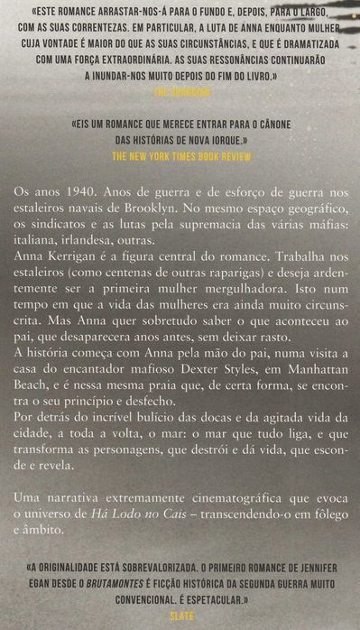 Livro A Praia de Manhattan de Jennifer Egan [Portes Grátis]