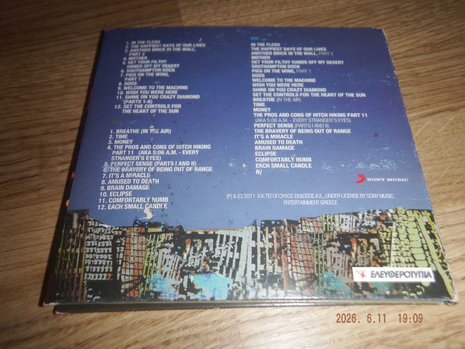 ROGER WATERS - In the flesh  2 CD + DVD   digipack