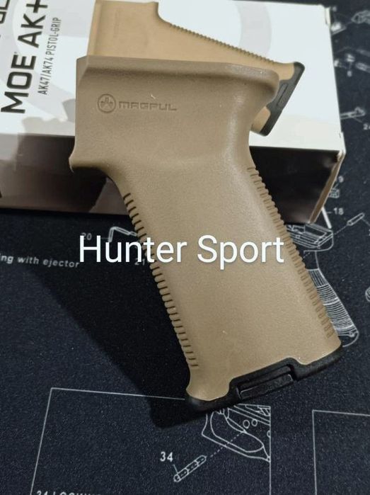 Руків'я Magpul пістолетне, рукоятка пістолетна для АК-74/47 АКМ на АКСУ обвіс тюнінг Оригінал