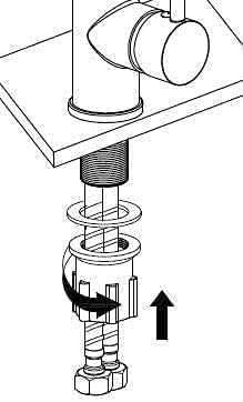 Bateria Kuchenna Kran Jednouchwytowa Szara VBChome Inox #3309