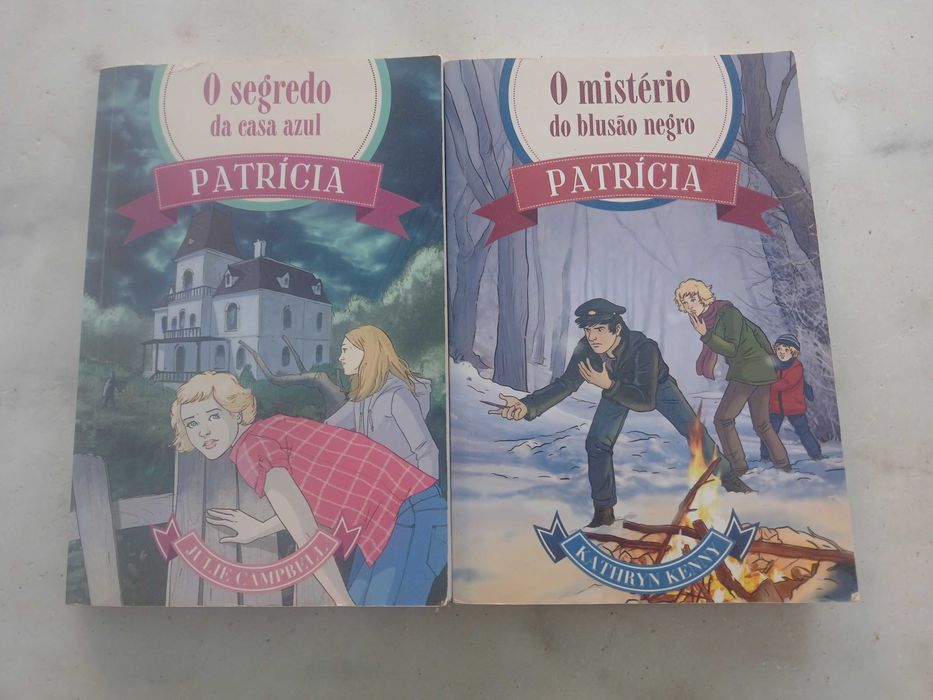 Coleção "Patrícia" O Segredo da Casa Azul+O Mistério do Blusão Negro