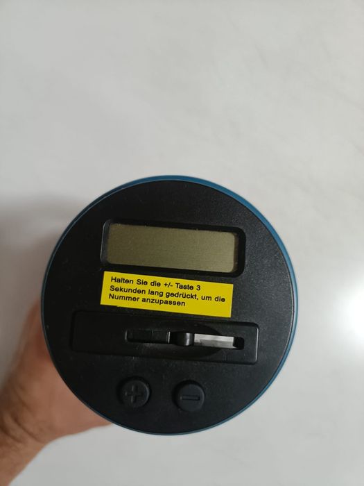 Mealheiro com contador elétrico