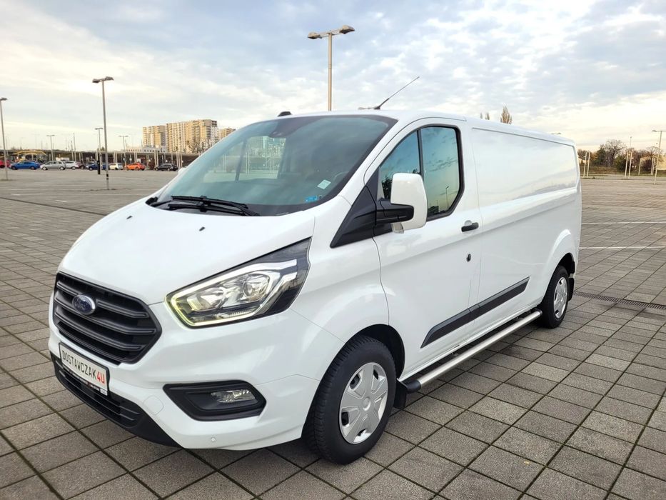 Ford Ford Custom LONG LEDY KAMERA KLIMA FV23%  LONG Klima Tempomat Kamera Ledy Webasto Gwar.przebiegu FV23%