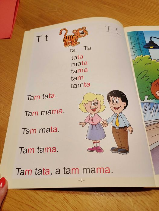 Elementarz - teksty do czytania metodą sylabową