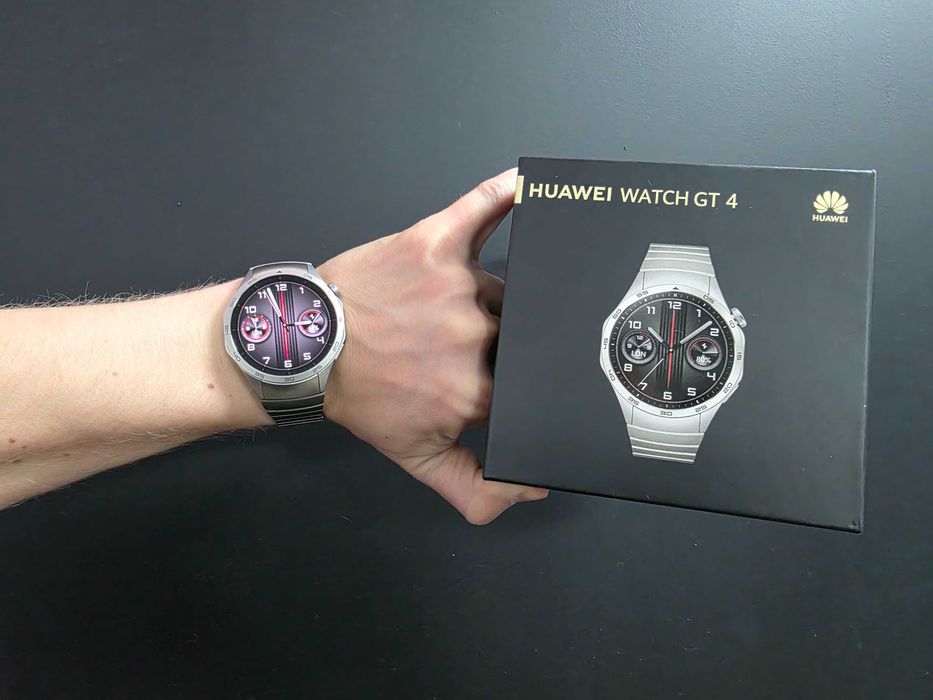 Ексклюзивна версія Смарт-годинника Huawei Watch GT 4 46mm Steel | Нержавіюча сталь | Стан супер | Повний комплект