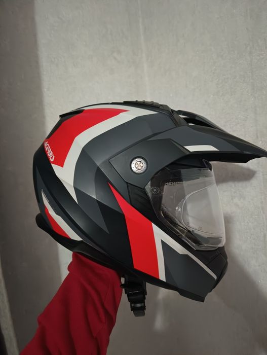 Мотошолом Acerbic Flip Fs-606 dualsport ендуро шолом шлем кроссовий