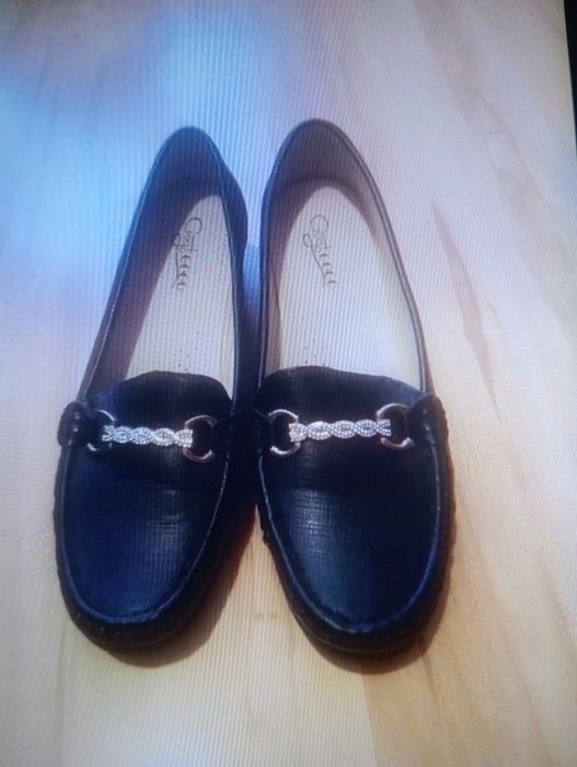 Buty damskie mokasynki 40 na klinie