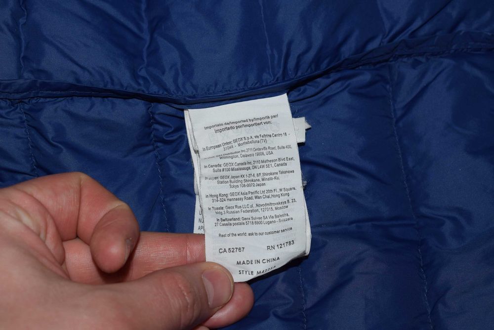 Geox Down Jacket (Мужская Демисезонная Куртка Пуховик Джекос )