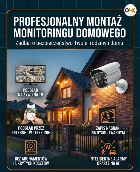 Monitoring Wałbrzych i okolice kamery cctv w domu w firmie