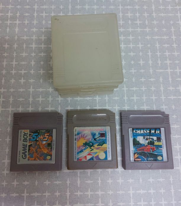 Jogos game boy Chase H.Q, Revenge of the Gator e Double Dribble 5 on 5