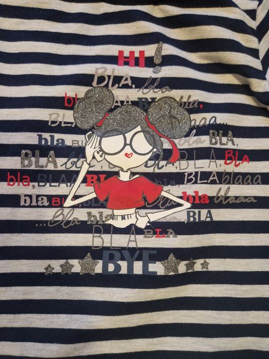 Dłuższa bluza tunika rozmiar 92