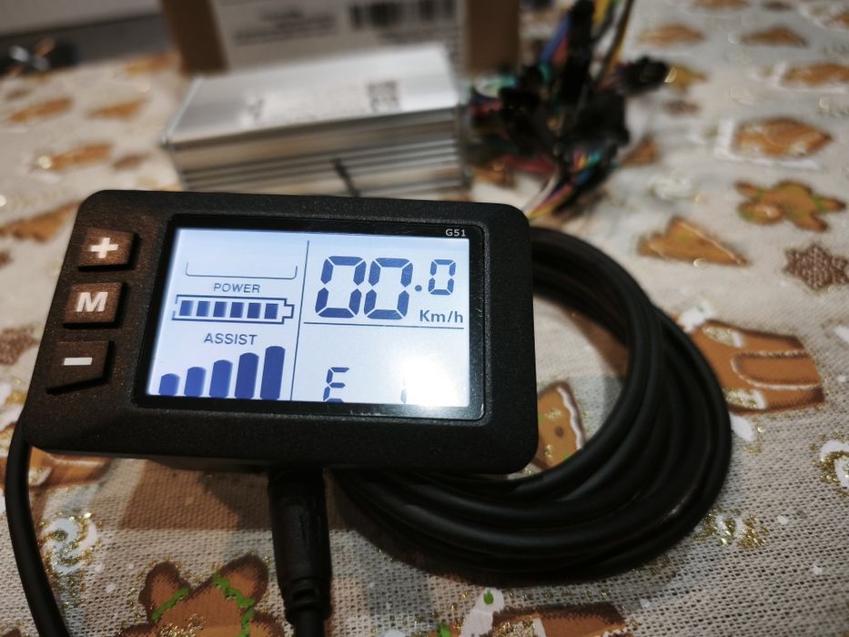 Sterownik+Wyświetlacz 24V 36V 48V 52V 60V   22A   Nowy zestaw