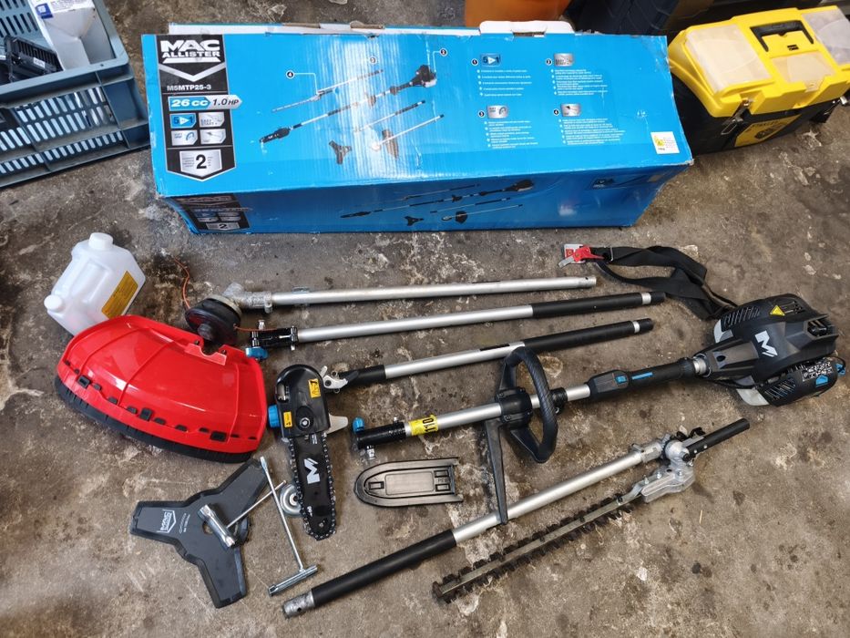Zestaw 4 w 1 Mac 26 cm3 podkaszarka piła nożyce 1KM Polecam