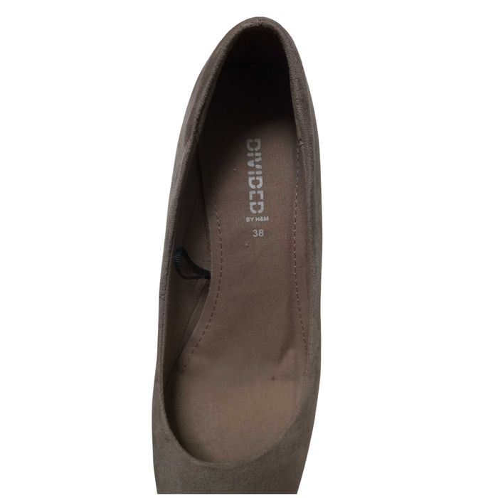 Nowe z metką pantofle zamszowe na koturnie H&M rozmiar 38