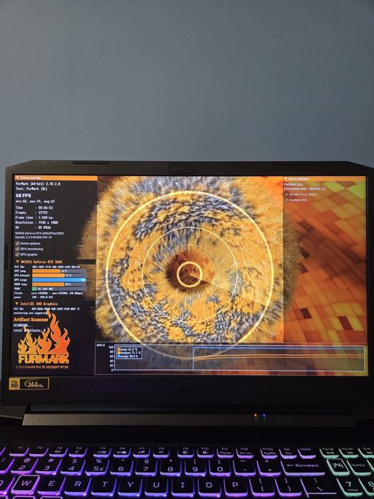 Laptop Acer Nitro 5 | i7-10750H 6/12 | RTX 2060 | 32GB RAM | 1 TB SSD