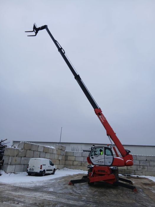 Manitou MRT 2150 ROTO | Perkins | Kosz + Widły + Wciągarka | UDT