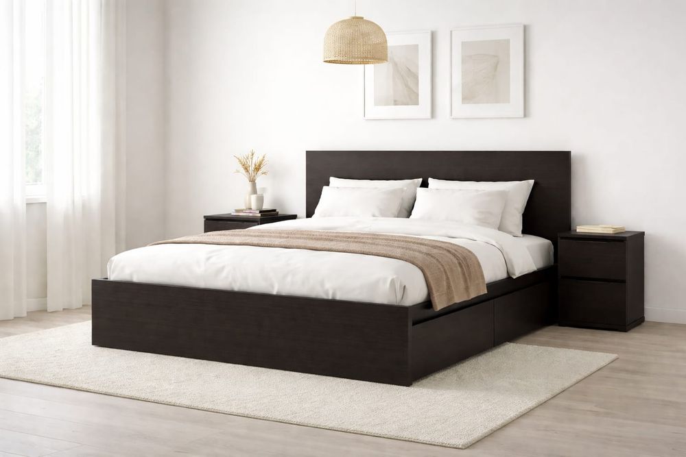 Ikea malm łóżko 140x200