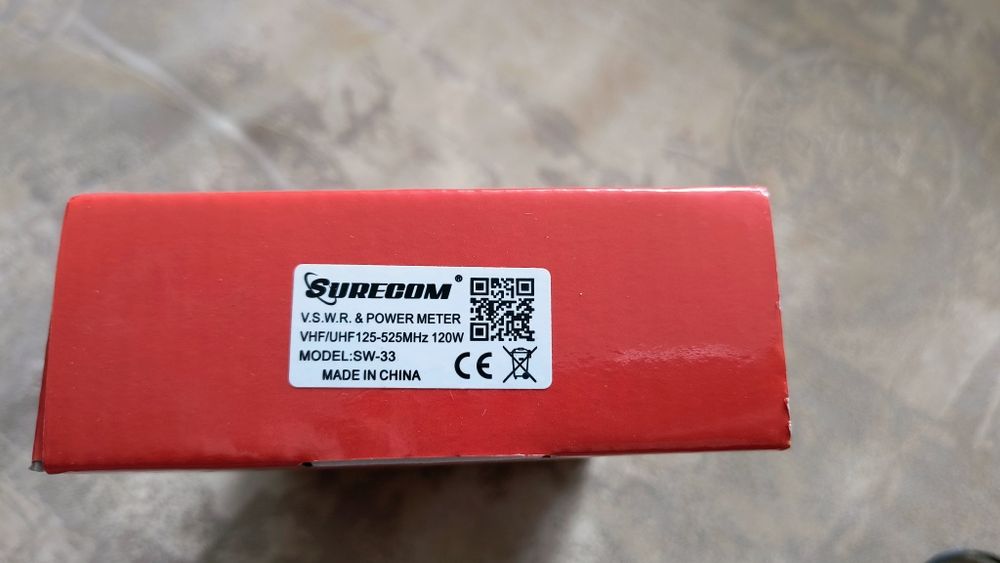 Вимірювач потужності та КСВ КСX SURECOM SW-33 125-525MHz SWR Power