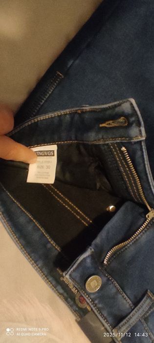 Джинси утеплені сині нові