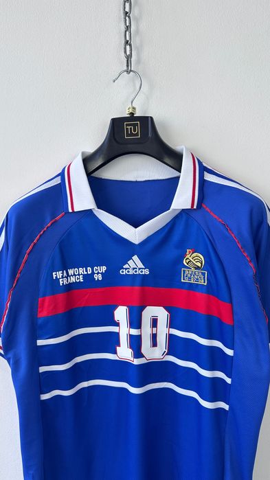 Футболка футбольна adidas france 1998 world cup final zidane 10 retro football shirt jersey