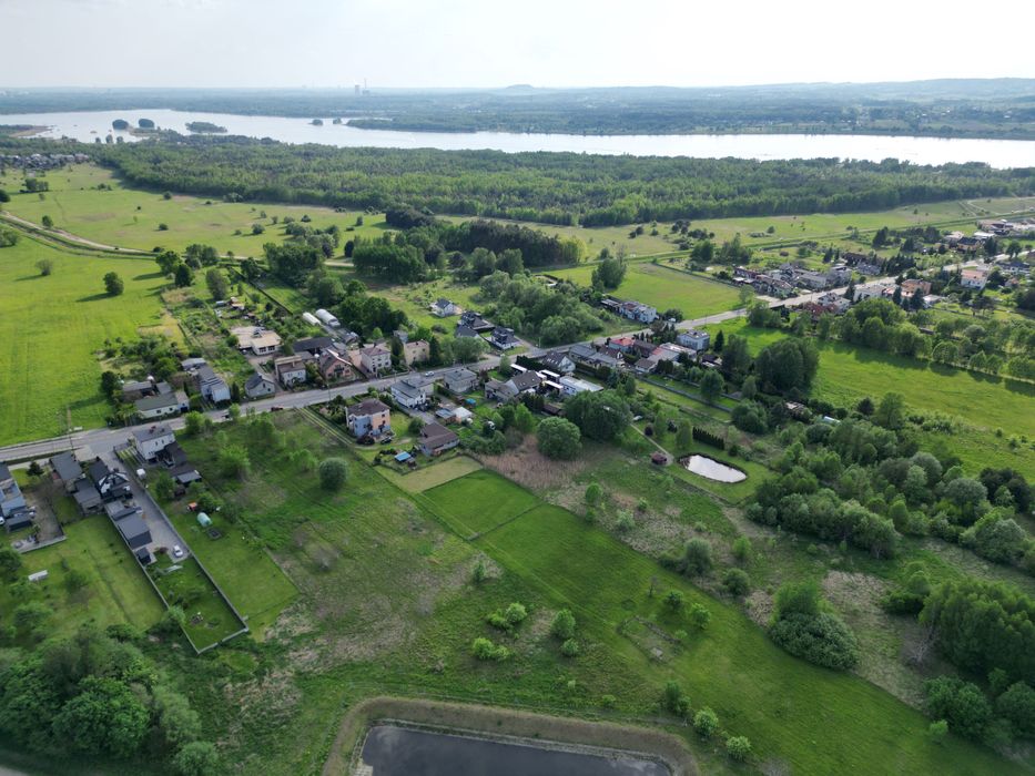 Działka budowlana 905m² + 3268m² roli | Pogoria IV | MPZP dom wolnostojący | Media w ulicy - Widok 2