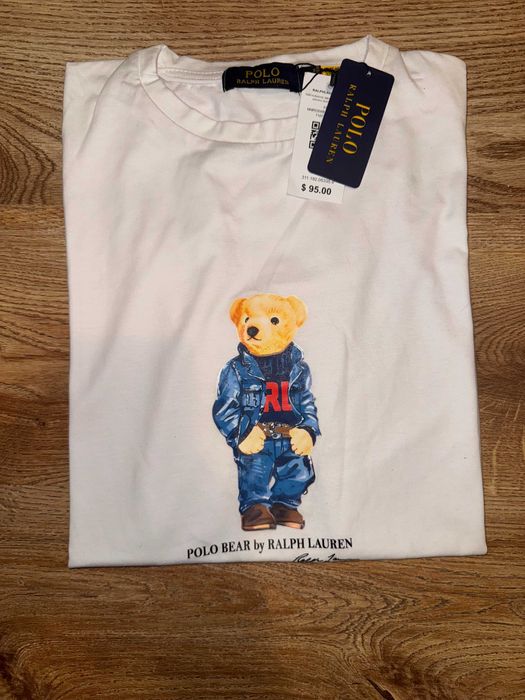 T-shirt Polo Ralph Lauren Biala M - Oraz inne