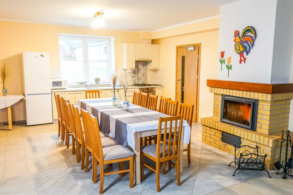 Dom dla grup na Mazurach nad jeziorem ZAPRASZAMY NA FERIE ZIMOWE