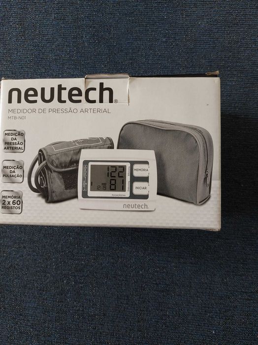 Medidor de Pressão Arterial e Pulsação Neutech novo, fácil de utilizar