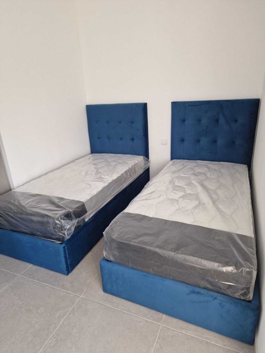 Camas de Solteiro Estofadas de Luxo 199€ - Disponíveis em Várias Cores! 190x90m! topp de Gama Novas Direto Da Fabrica