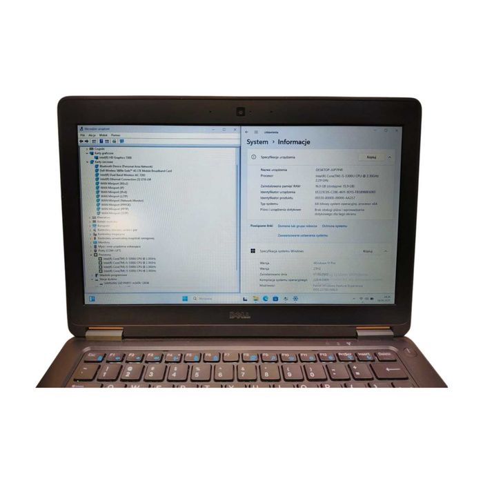 LAPTOP | Dell Latitude E7250 | i5-5300U | 16GB | 128SSD | 4G LTE | W11