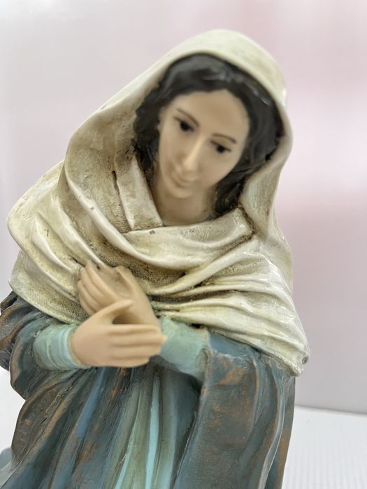 Arte Sacra - Estatuetas de S. José e Virgem Maria.