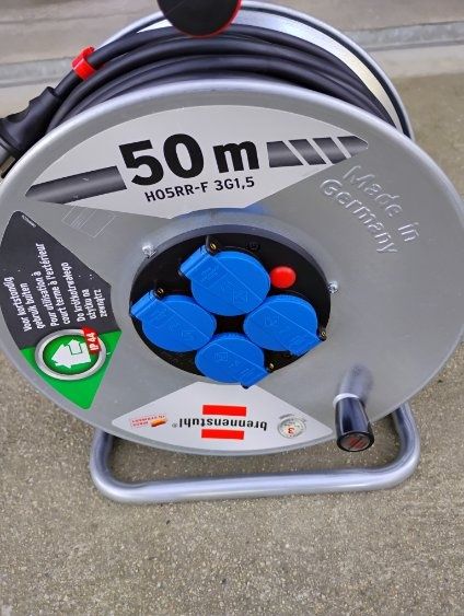 Nowy firmowy  przdlużacz bębnowy 50 m