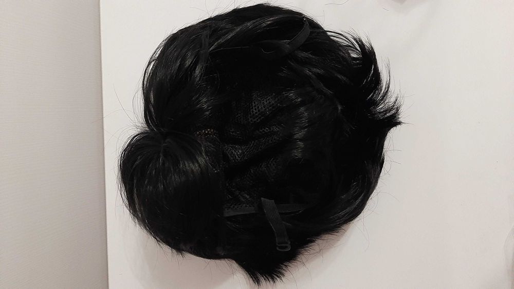 Парик мужской черный  блонд  каштановый с челкой