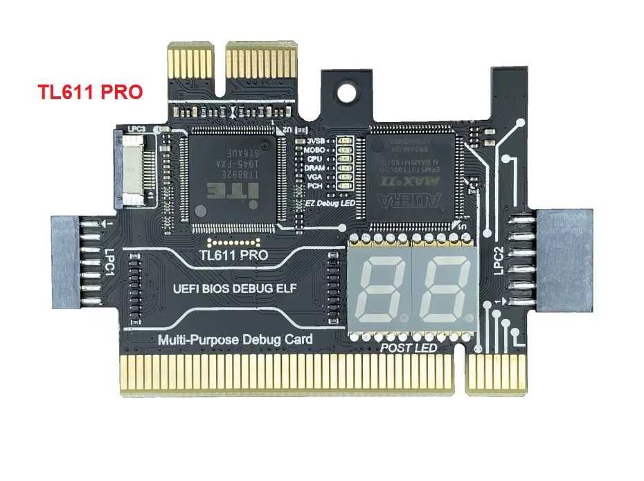 Диагностическая карта для материнских плат TL611 PRO.