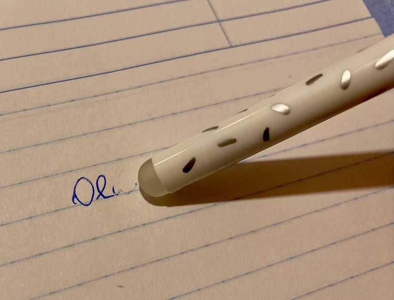 Canetas tinta apagável