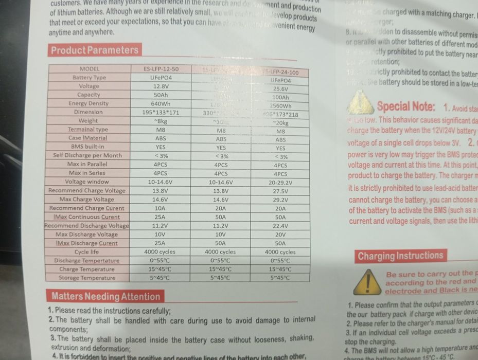 Аккумулятор lifepo4 24v